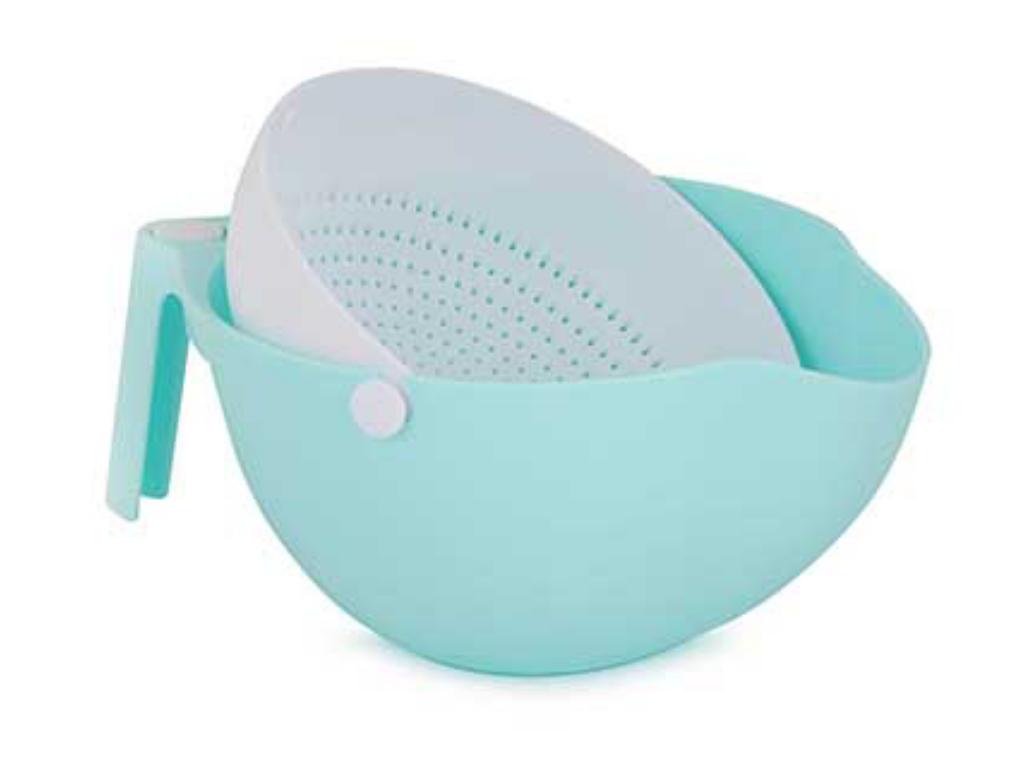 Фото Дуршлаг Джем (голубой) М8213